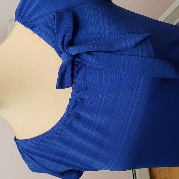 Liz McCoy blue top, small - Picture 4 of 9